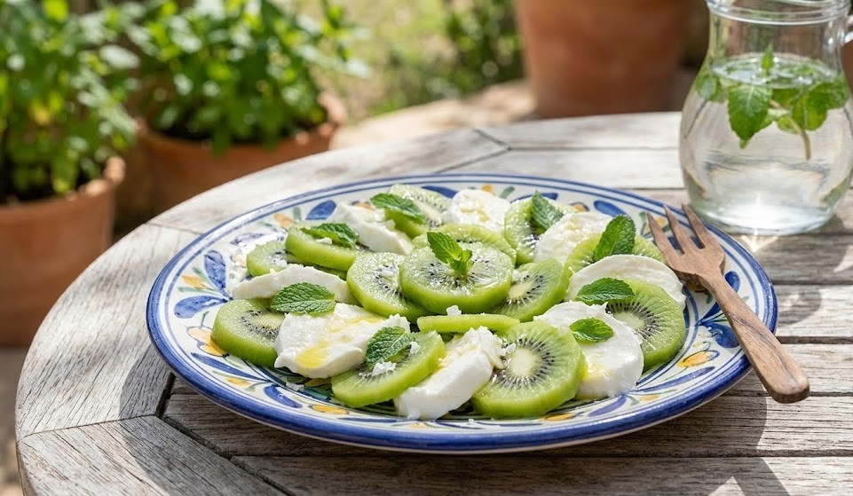 Ensalada de kiwi y aguacate