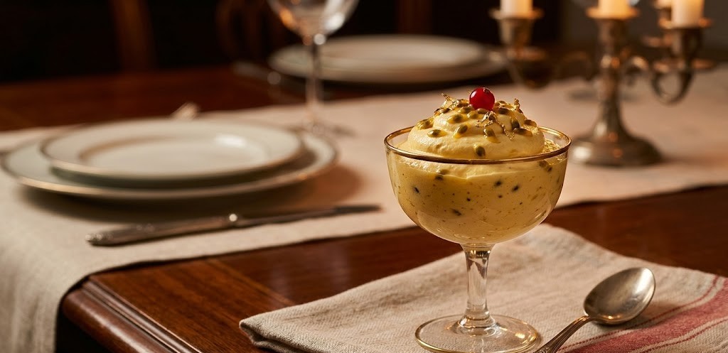 Passion fruit mousse