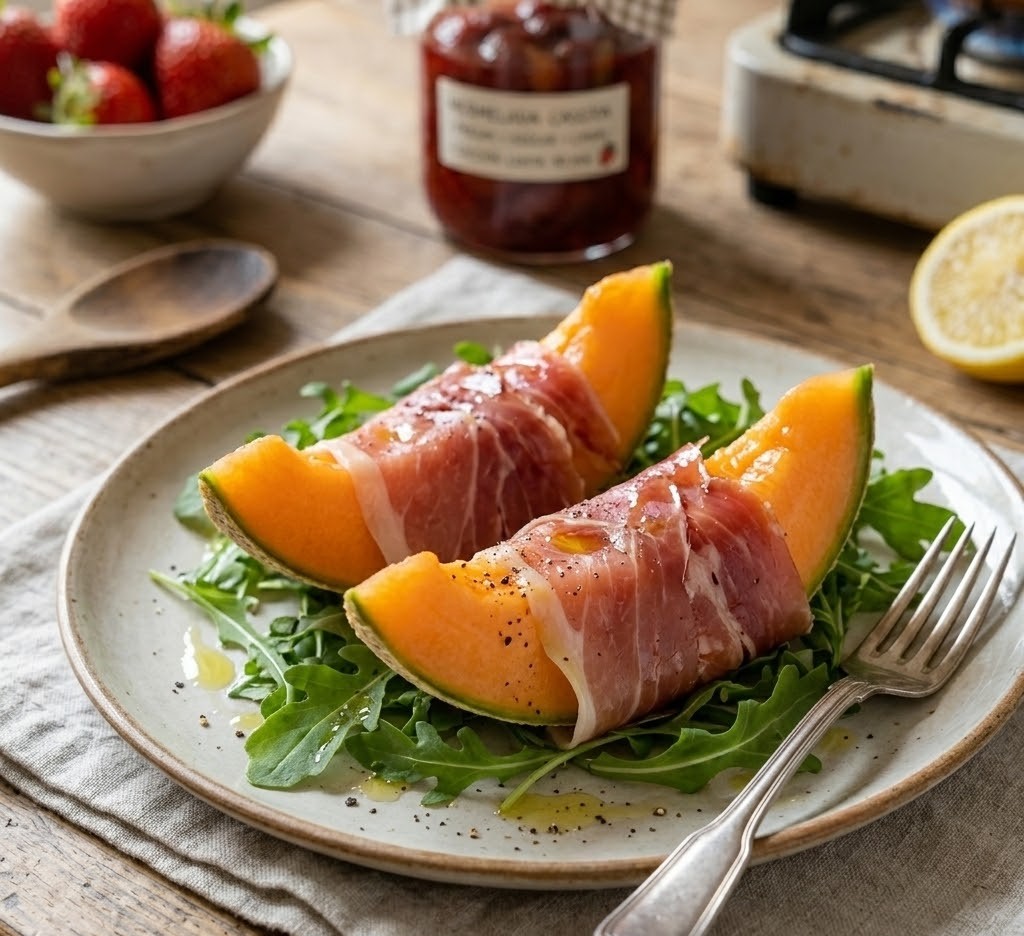 Melon au jambon serrano